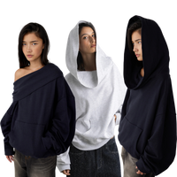 Slouchy Off The Shoulder Hoodie