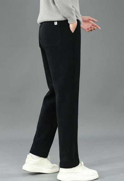 Pantalon de survêtement d'hiver en polaire sherpa