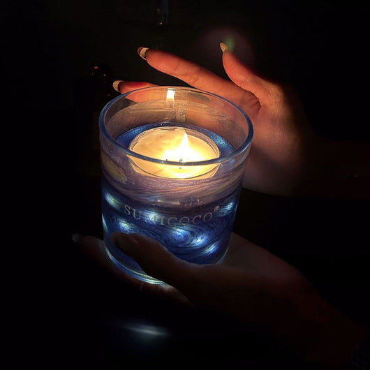 Van Gogh “Starry Night” Candle Glow Jar