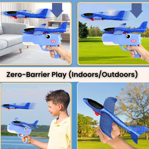 Kids Dino Airplane Launcher