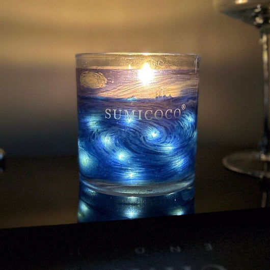 Van Gogh “Starry Night” Candle Glow Jar