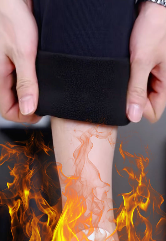 Pantalon de survêtement d'hiver en polaire sherpa