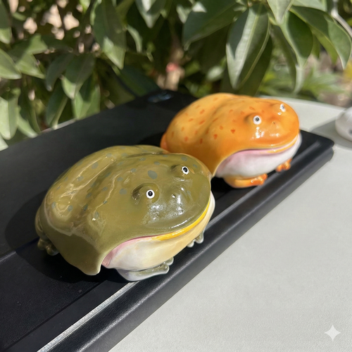 Étui pour AirPods grenouille mignonne-moche