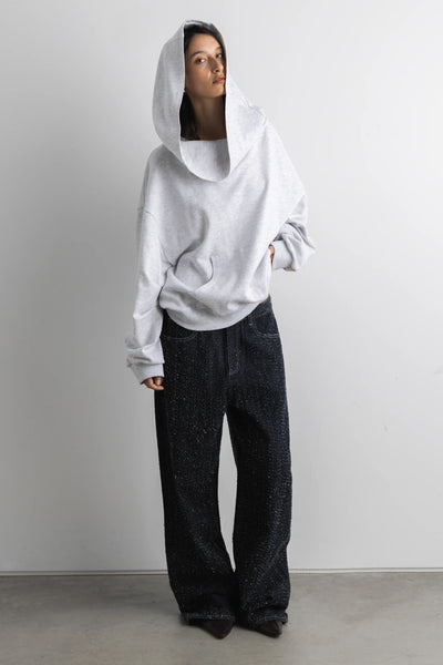 Slouchy Off The Shoulder Hoodie