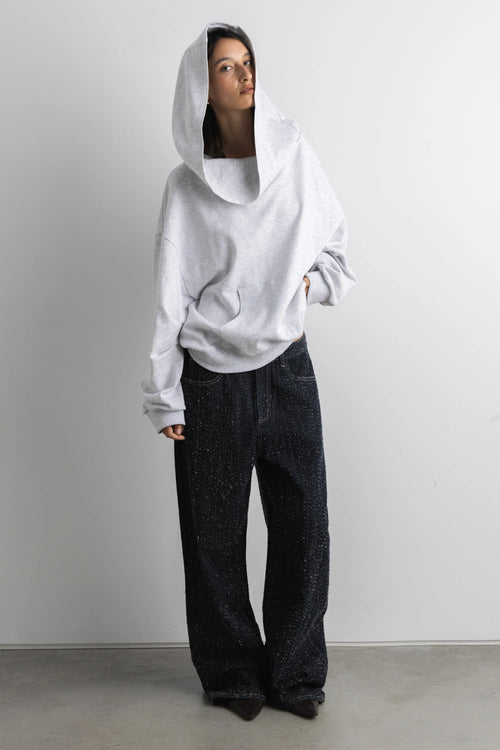 Slouchy Off The Shoulder Hoodie