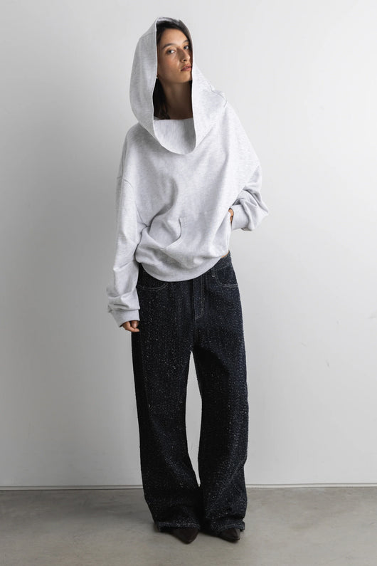 Slouchy Off The Shoulder Hoodie