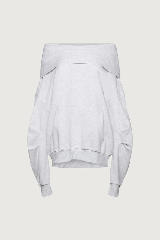 Slouchy Off The Shoulder Hoodie